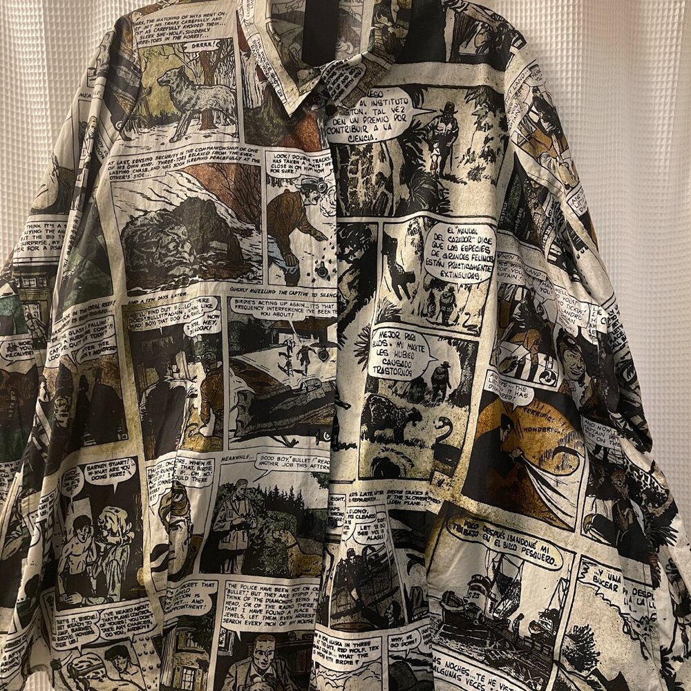 Rundholz Back Label Cotton Oversized Shirt